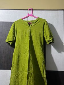 Vibrant Green Kurta for Women