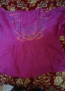 Beautiful Embroidered Kurta Top