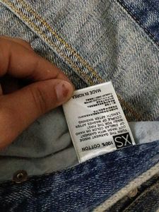 Distressed Blue Denim Jeans