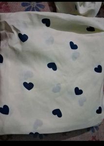 Designer Kurta Set with Heart Print