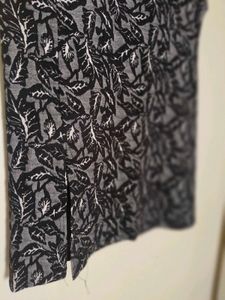 Stylish Leaf Print Skirt
