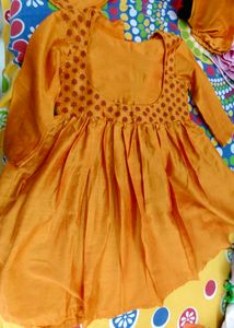 Elegant Anarkali kurta pajama set