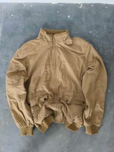 Men's Jeep Tan Bomber Jacket