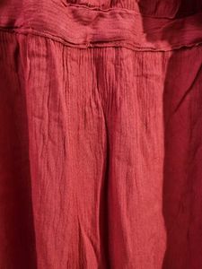 Red Ruffled Jumpsuit