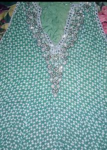 Teal Printed Co-ord Set