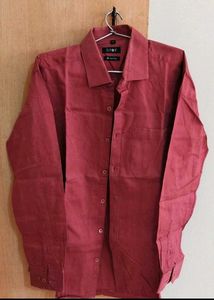 Men's Full Sleeves Cotton Shirt Size M 40"