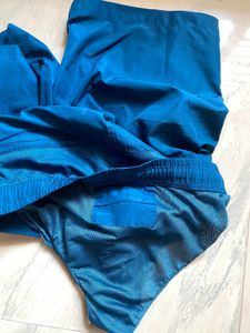 PERFORMAX Blue Activewear Shorts With 3 Pockets