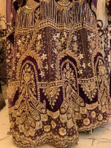Exquisite Embellished Purple Kurta Set