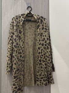 Leopard Print Cardigan