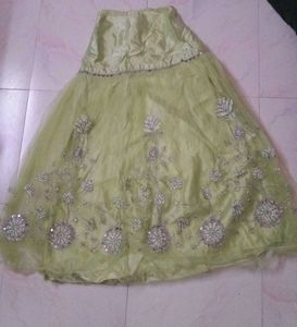 Elegant Pastel Green Lahenga Choli ..!!