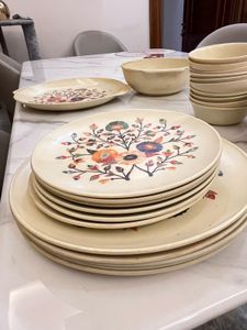 Set of Floral Dinner Plates