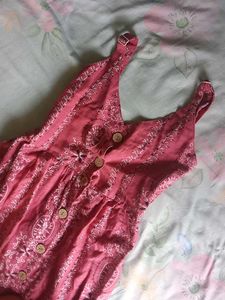 Pink Button-Down Dress🦩🦑🧁🍭✨
