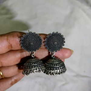 Oxidised Jewellery Set | Earrings &amp; Necklace