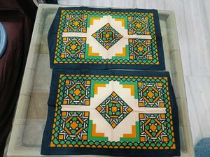 Vibrant Cotton Pillow Covers - Set of 2