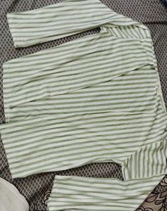 Striped Long Sleeve shruge