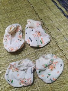 Baby Booties Clouss And Langot
