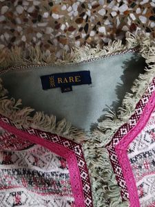 Front open multi color cardigan