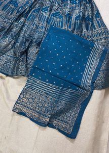 BIBA Teal Blue Suit