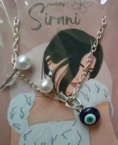 Evil Eye & Pearl Chains