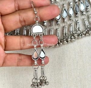 Boho Mirror Work Choker Necklace