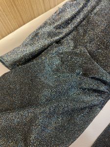 Sparkling Blue Long Sleeve Gown