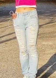 Hollister Ripped Light Wash Jeans