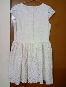 Off-white Mini Dress