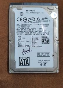 Hitachi Sata Hdd 250gb Hardisk Working For Laptop