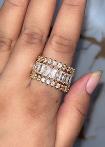 Anti Tarnish Sparkling Statement Ring