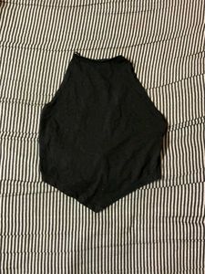 Black Halter Neck Top