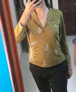 Olive Green Top Women