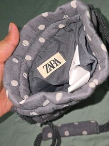 ZARA Polka Dot Potli Bag