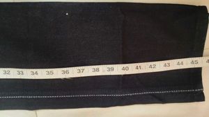 Dark Black Denim Jeans