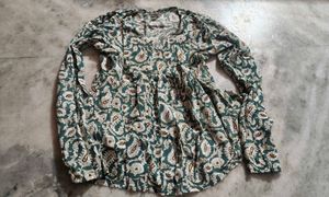Elegant Green Paisley Print Kurta