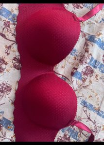 Maroon Push Up Bra