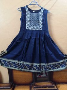 Elegant Navy Blue Kurta Suit