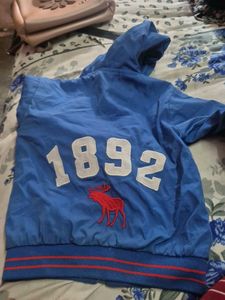 Abercrombie Kids Blue Hooded Jacket