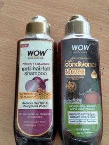 WOW Onion Shampoo & Apple Cider Vinegar Conditione