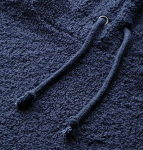 Cozy Navy Teddy Fleece Hoodie