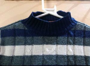 Unisex Classic Striped Winter Knit Sweater