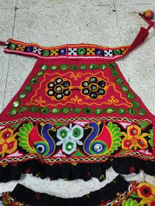 Embroidered Dhoti Set