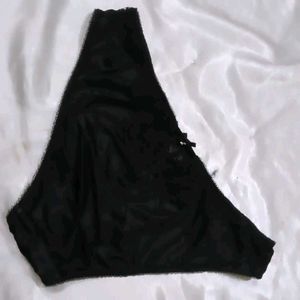 Sexy Black Lace Thong Panty