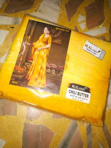 R.G. Sarees - Chili Butter Saree