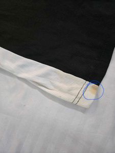 stretchy Black &amp; White Track Pants waist 30