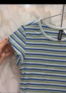 Striped T-Shirt Mini Dress