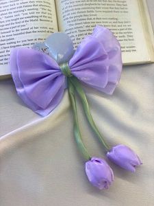Tulip Bow Hair Clip