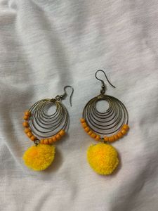 Funky Pom Earrings