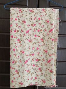 High quality butter Floral Print thaan fabri