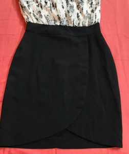 Chic Printed Cap Sleeve Sheath Dress