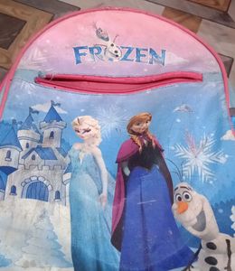 Frozen School bag with free bottlefor Kids